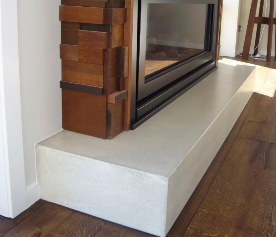 Surround Series concrete fireplace surrounds